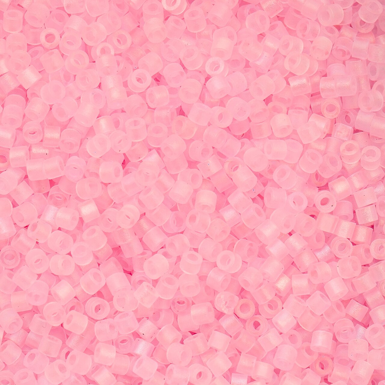 John Bead Matte Macaron Cylin Beads 11/0 Glass Cylindrical Seed Beads, 25g